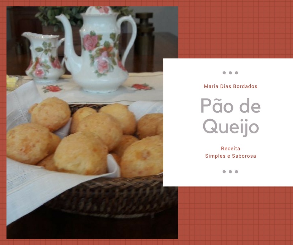 Pão de Queijo - Maria Dias Bordados